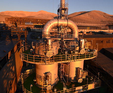 Construcción y montaje proyecto tratamiento humos negros Fundición Potrerillos