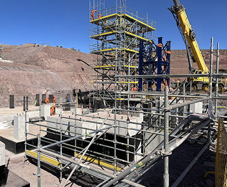 EPC Montaje y construcción planta concentradora y de espesado, Proyecto Arqueros